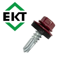 Саморез кровельный 5,5х19 мм RAL 3005 (50 шт) ЕКТ B009429