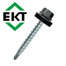 Саморез кровельный 4,8х35 мм RAL 7024 (50 шт) ЕКТ B009708