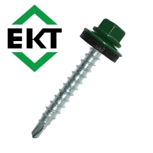 Саморез кровельный 4,8х35 мм RAL 6005 (50 шт) ЕКТ B009712