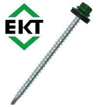 Саморез кровельный 4,8х70 мм RAL 6005 (30 шт) ЕКТ B009713