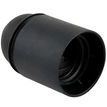 Патрон подвесной Е27 черный Electraline (71121)