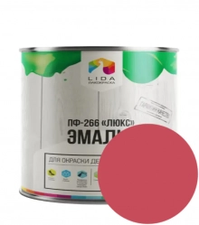 Эмаль ПФ-266 «Люкс» LIDA. Терракота. 2 л. РБ.