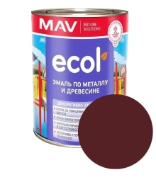 Эмаль Ecol ПФ-115 MAV шоколадная 1 л