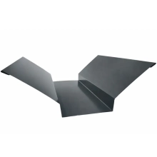 Ендова верхняя 80х80х2000 мм RAL 7024 (серый)