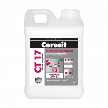 Грунтовка Ceresit CT-17 суперконцентрат 1:3 бесцветный (белый) 2 л