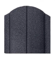 Штакетник металл. Европланка 130 мм, высота 1,7 м. RAL 7024. Mатовый. РБ.