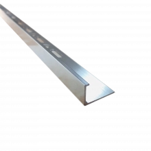 Угловой алюминиевый профиль L12 полированный 2,7 м (193)