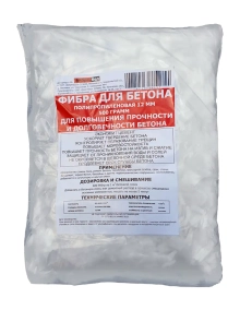 Фибра полипропиленовая для стяжек 12 мм 0,5 кг