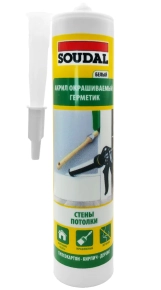 Герметик акриловый белый Soudal 280 мл