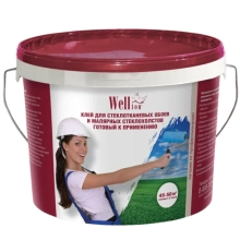 Клей для стеклохолста и стеклообоев Wellton 10 кг