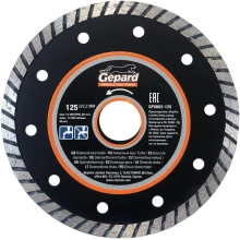 Круг алмазный универсальный 125 х 22 мм Gepard Turbo GP0802-125