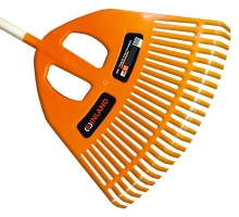 Грабли веерные пластиковые с черенком Finland 2456