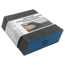 Губка шлифовальная с двумя скошенными краями Р80 Blue Dolphin