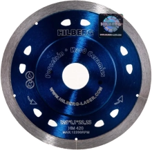 Круг алмазный отрезной 125 х 22 мм  сплошной Hilberg HM420