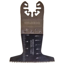 Полотно пильное погружное по древесине 65x40 мм 18TPI CrV Hilberg HR6648