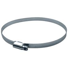 Хомут червячный 110-130 мм оцинкованный (1 шт)