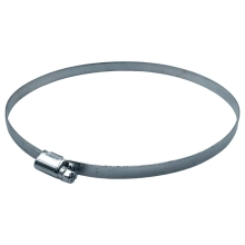 Хомут червячный 140-160 мм оцинкованный (1 шт)