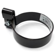 Хомут со шпилькой для трубы ПВХ Технониколь Оптима RAL 8019 (темно-кор.)