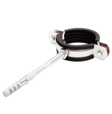 Хомут 3/4" со шпилькой и дюбелем для труб диаметром 25-29 мм