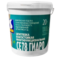 Шпатлевка влагостойкая SEMIN СЕ-78 HYDRO, 20 кг