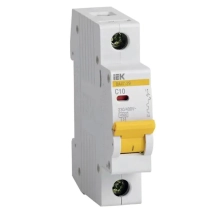 Автоматический выключатель IEK KARAT ВА47-29 1P C 10А 4,5кА