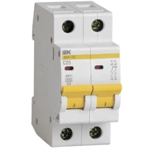 Автоматический выключатель IEK KARAT ВА47-29 2P C 25А 4,5кА
