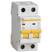 Автоматический выключатель IEK KARAT ВА47-29 2P C 40А 4,5кА