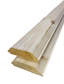 Имитация бруса наружная хвойная 35х126х6000 мм сорт АВ