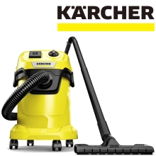 Пылесос Karcher WD 3 P с розеткой для электроинструмента