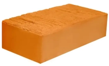 Кирпич керамический полнотелый гладкий М200 (Радошковичи) 250х120х65 мм (возможно 5% боя)