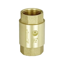 Клапан обратный с латунным штоком 1/2" ВН-ВН Valfex
