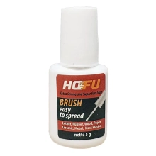 Клей секундный Hofu с кисточкой, 5 г