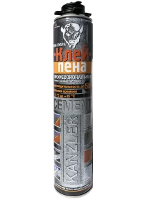 Клей-пена монтажная KANZLER Cement 850 мл