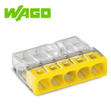 Клемма строительно-монтажная 5 отверстий Wago 2273-205