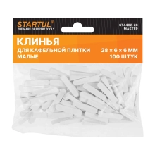 Клинья для плитки 28х6х6 мм 100 шт Startul ST4402-28