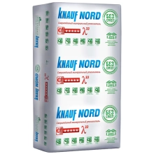ТеплоЗвукоизоляция KNAUF NORD TS33 Aquastatik 100 мм (в пачке 4,5 м²)