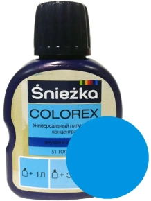 Колер Sniezka Colorex №51 голубой 100 мл