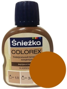Колер Sniezka Colorex №74 коричневый 100 мл