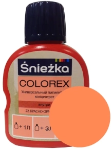Колер Sniezka Colorex №22 красно-оранжевый 100 мл