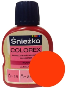Колер Sniezka Colorex №23 красный 100 мл