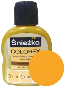 Колер Sniezka Colorex №63 (орех светлый) 100 мл