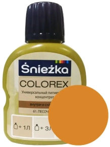 Колер Sniezka Colorex №61 (песочный) 100 мл