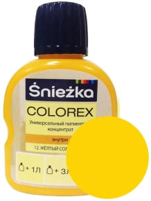 Колер Sniezka Colorex №12 желто-солнечный 100 мл