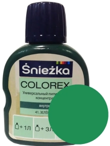 Колер Sniezka Colorex №41 зеленый 100 мл