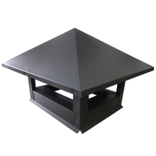 Колпак дымоходный 390х530х410 мм RAL 7024 (серый)