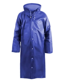 Дождевик с капюшоном 110 мкм Komfi EVA005B (синий)