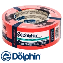 Лента малярная ПВХ красная Blue Dolphin Contractor 48 мм х 50 м