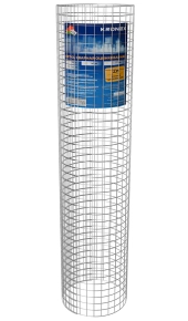 Сетка сварная оцинкованная 1 х 1 м Kronex (ячейка 25 х 25) проволока 1,6 мм