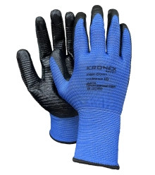 Перчатки нейлоновые Kronex Tornado с рифленым нитриловым покрытием PER-0041
