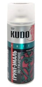 Грунт-эмаль по ржавчине KUDO RAL 8017 (шоколадная) 520 мл KU-318017
